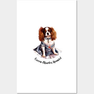 Queen Charles Spaniel Posters and Art